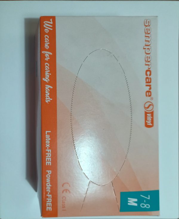Guante procedimiento  vinilo caja x 100 un TM