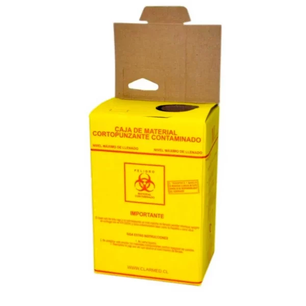 Caja de Desecho Cortopunzante Mediana